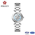 Reloj de pulsera reloj de brazalete de diamantes de Lady de lujo de moda venta caliente